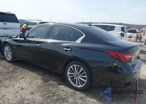 2018 Infiniti Q50 3.0T Luxe z USA, uszkodzony, nr VIN JN1EV7AP1JM358488